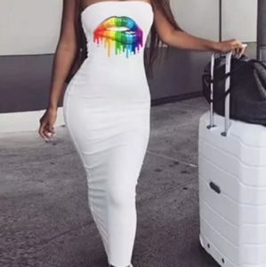 Tye dye lips dress